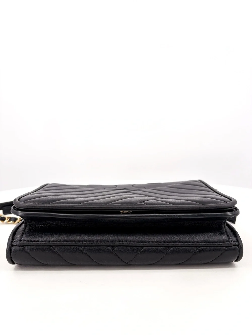 TORY BURCH Alexa Combo Quilted Black Leather Crossbody Bag